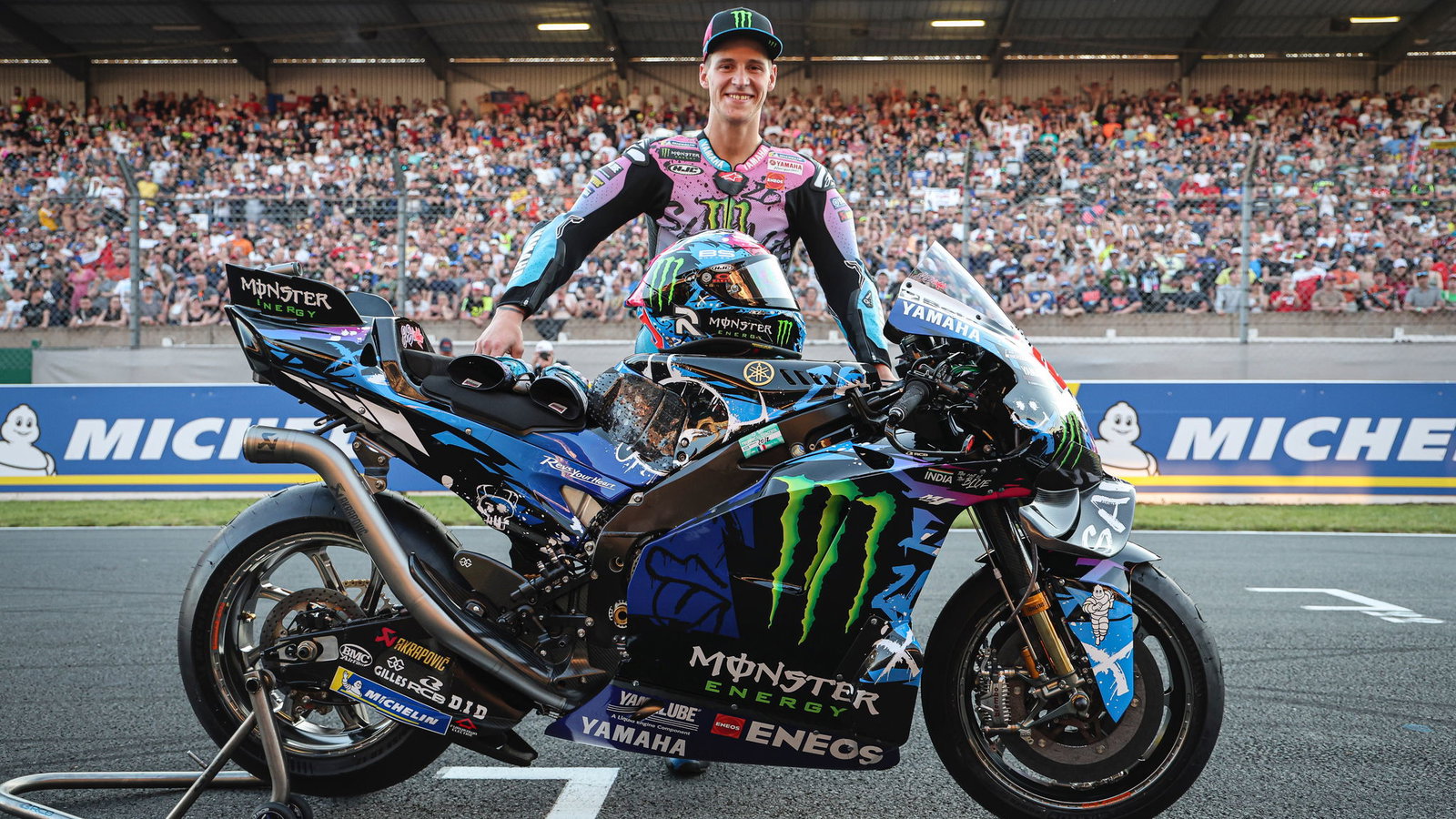 Quartararo with special livery, 2024 French MotoGP